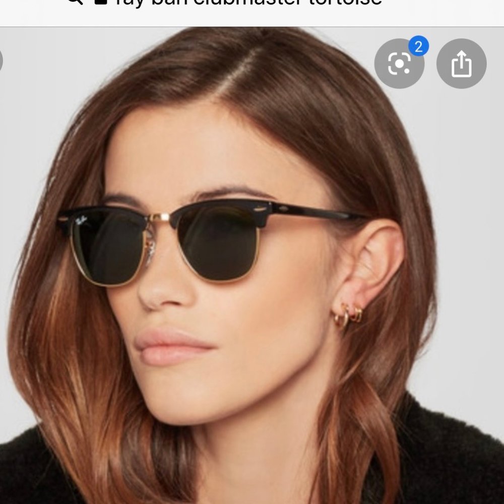 Ray Ban Clubmaster Sunglasses in Tortoise